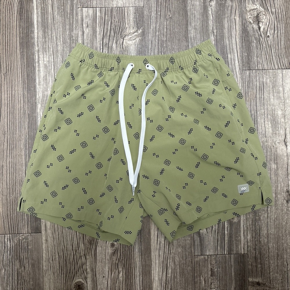 Rhone 5.5" R&R Trunk Dusty Sage Foulard Size Medium Breathable Lined Shorts